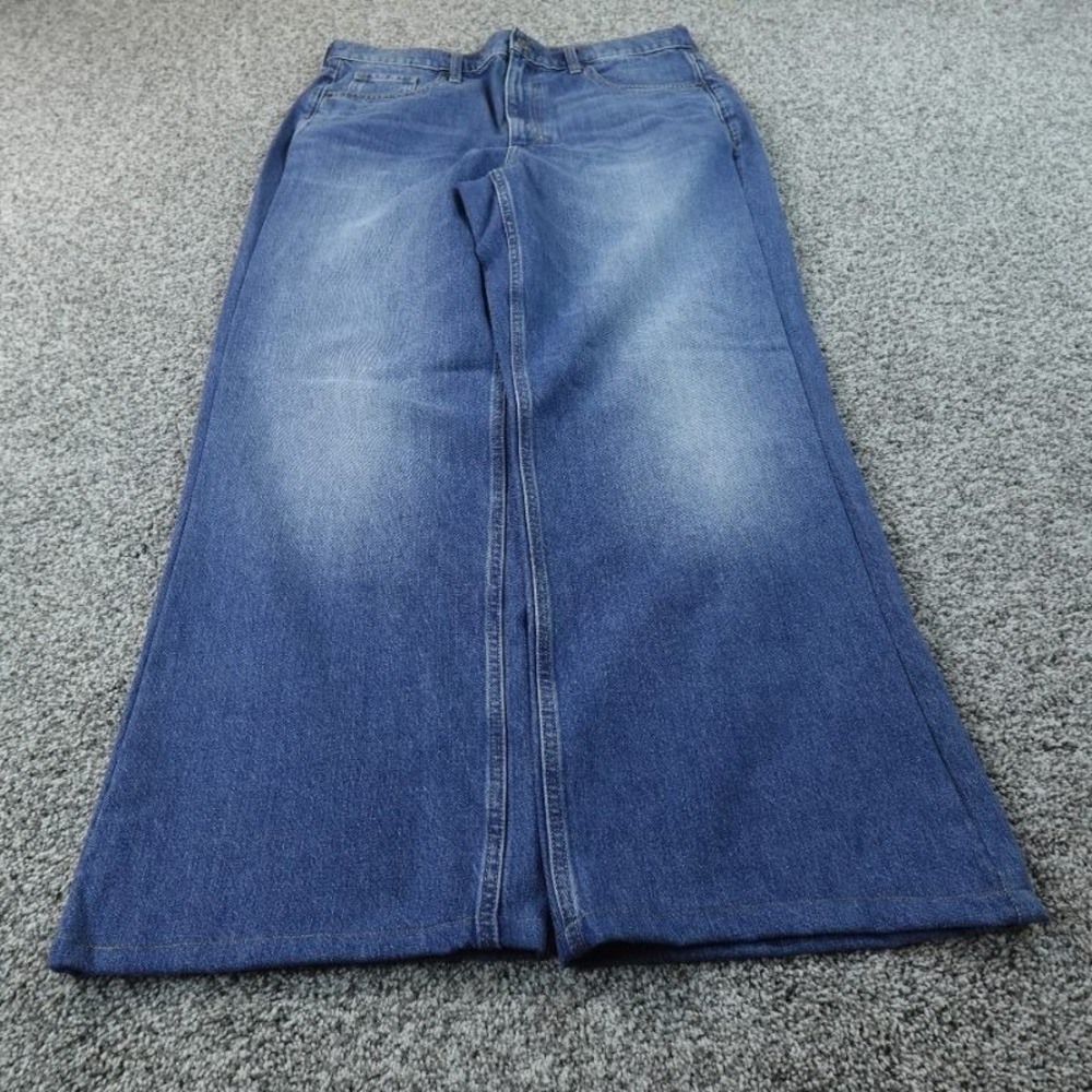 Banana Republic Jeans Womens 32 Dark Blue Denim Pants High Rise Wide Leg Baggy
